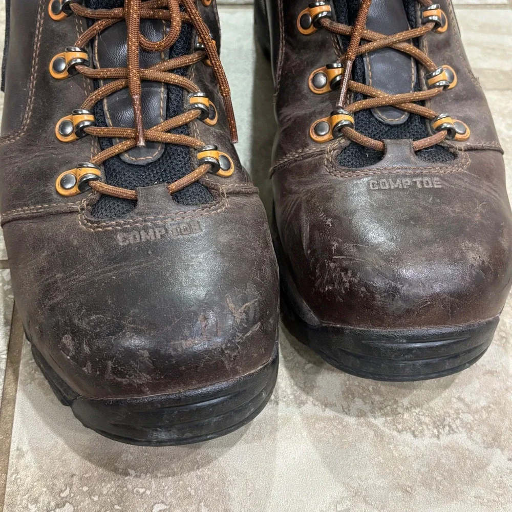 Danner Vicious 4.5 Brown Orange NMT Composite Toe Work Boots 13860 Mens 10.5 D